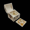 Handgefertigte Knochen-Schmuckbox mit persisch inspiriertem Vala-Muster