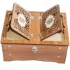 Schöner Holz-Quran-Aufbewahrungsbox - Lasergraviert, Modell Naarin