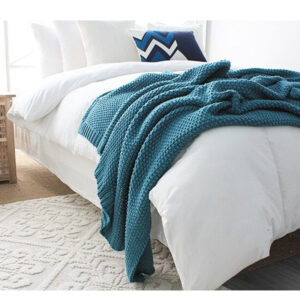 Weiche & leichte Strickdecke für Sofa & Bett Modell Sogol