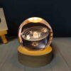 Kristallkugel Lampe Weltraum Nachttischlampe Sonnensystem