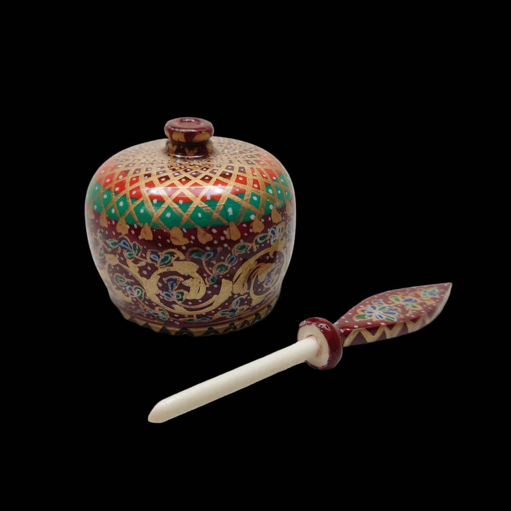 Persischer Surma Dani Behälter zur Aufbewahrung von Kohl aus Kamelfleisch Eslimi