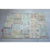 Vintage Persischer handgeknüpfter Patchwork-Teppich Himmel