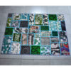 Vintage Persischer handgeknüpfter Patchwork-Teppich Amirkhiz
