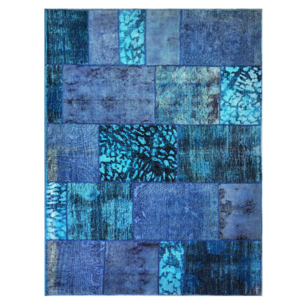 Persischer handgeknüpfter Patchwork-Teppich Tekedoozi