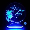 Persische 3D LED Nachttischlampe Liebeszitat "Ashoob"