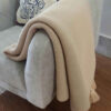 Weiche & leichte Karierte Strickdecke für Sofa & Bett Modell Classic