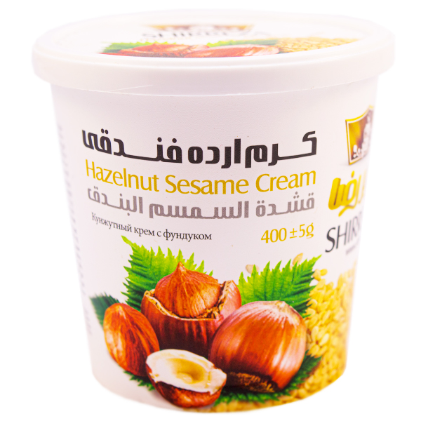 Shirreza Tahini Sesamsauce mit Haselnussgeschmack – Persisches Ardeh, 400g (3x)