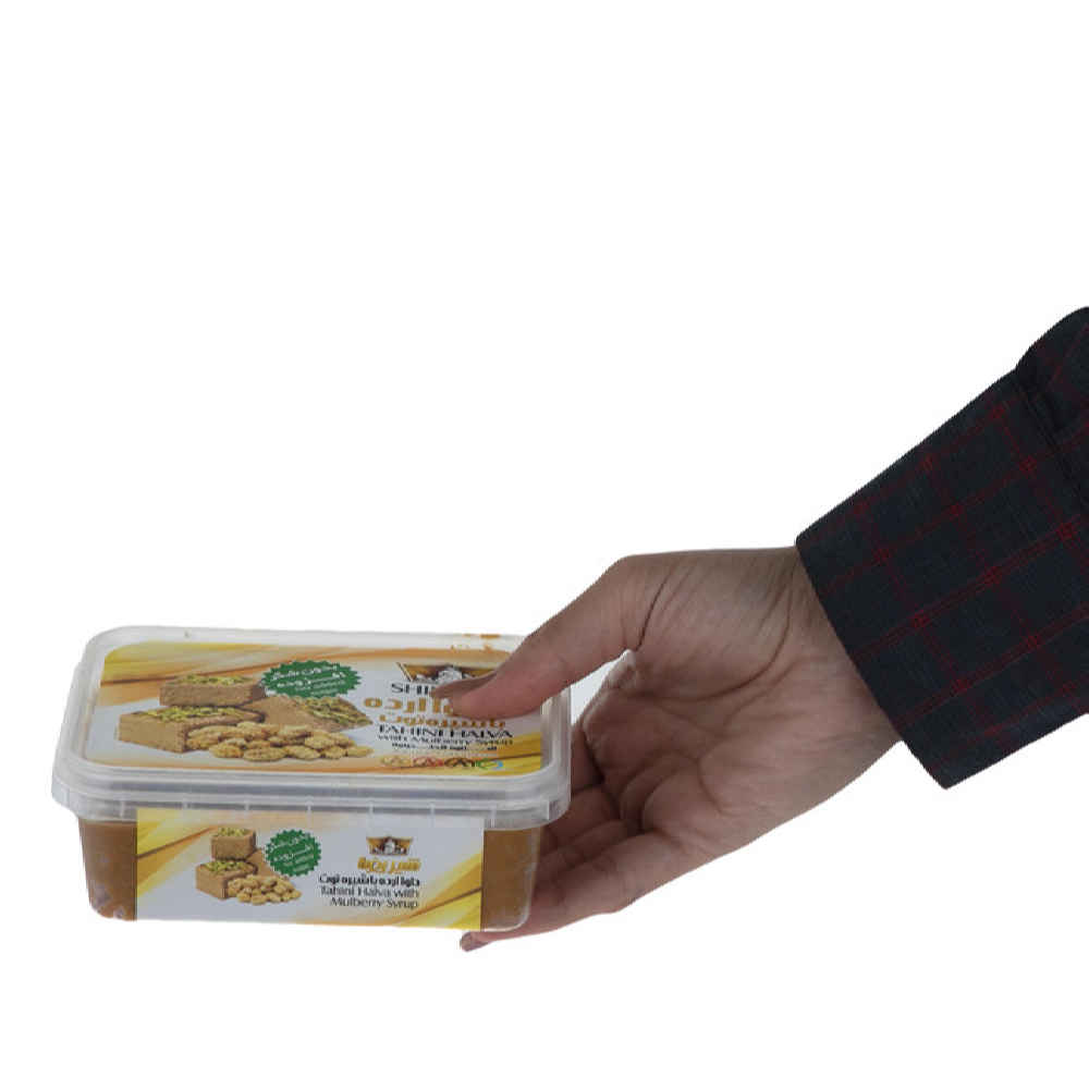 Tahini Halva mit Maulbeersirup – Shir Reza 400g (Packung mit 4)