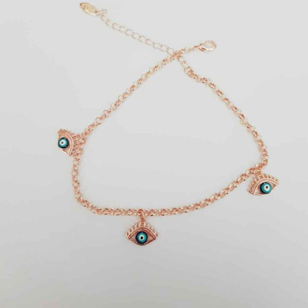 Stahl Cheshm Nazar Fußkette Modell Bahador