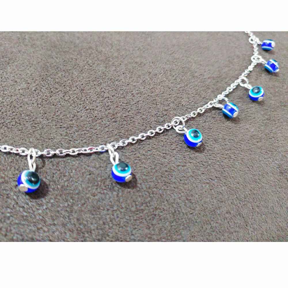 Stahl Cheshm Nazar Fußkette Modell Elnaz