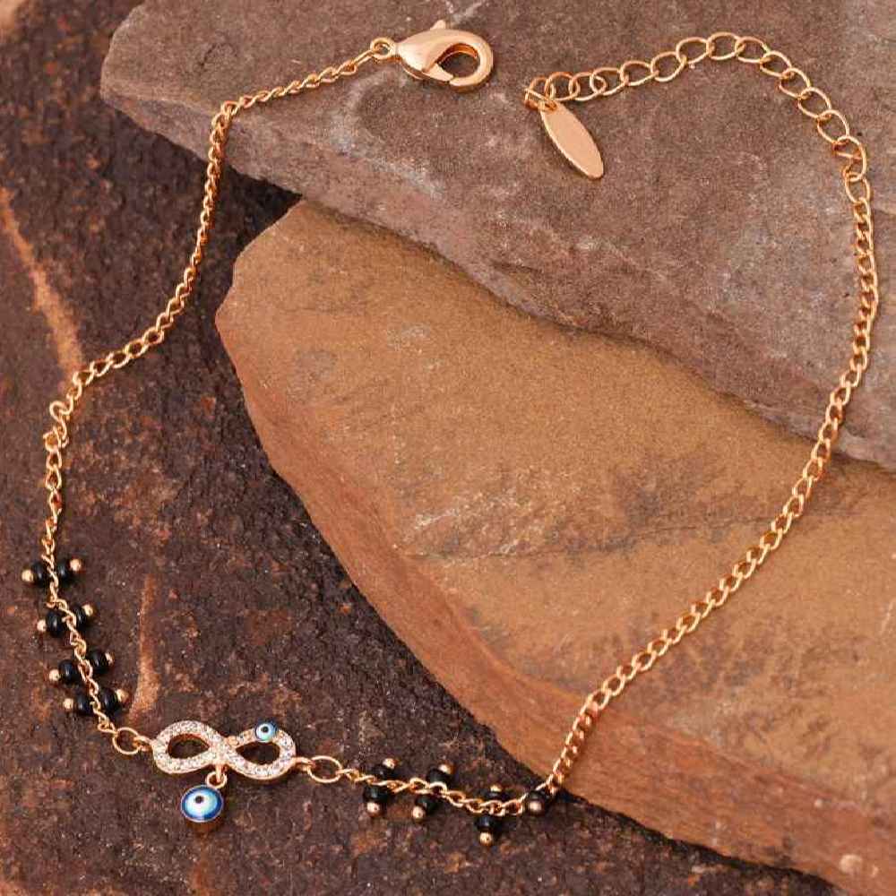 Stahl Cheshm Nazar Fußkette Modell Nahid