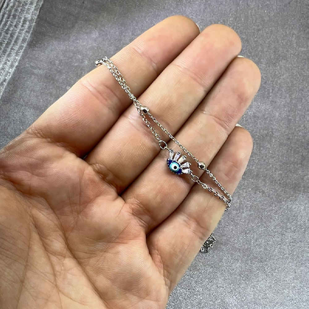 Stahl Cheshm Nazar Schicht-Fußkette Modell Mahta