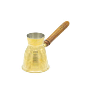 Türkische Kaffeekanne – Traditionell gehämmerter Messing-Cezve / Ibrik, Ekram