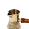 Türkische Kaffeekanne - Traditionell gehämmerter Messing-Cezve / Ibrik, Graviert Namin