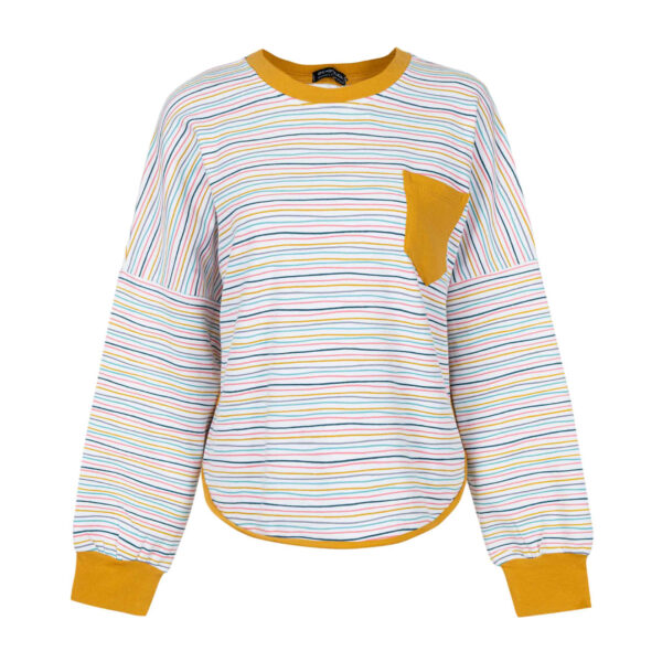 Damen lässiger Rundhals-Sweatshirt Modell Behboud