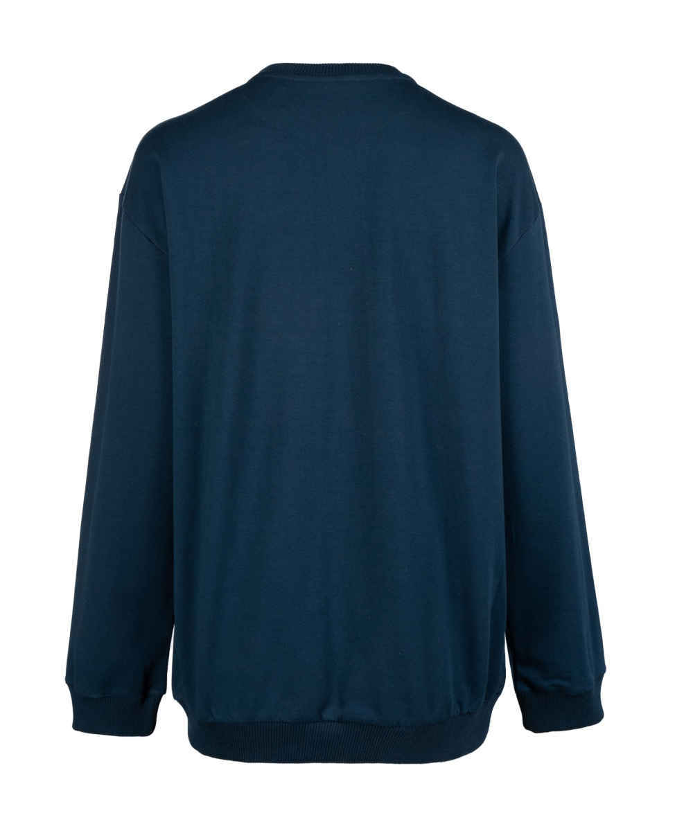 Damen lässiger Rundhals-Sweatshirt ModellCoffee