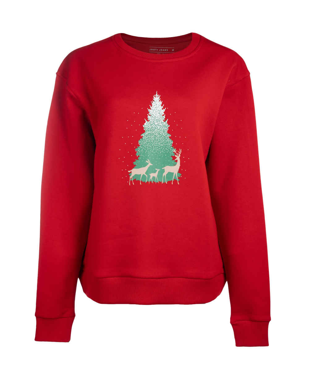 Damen lässiger Rundhals-Sweatshirt Modell Hasti