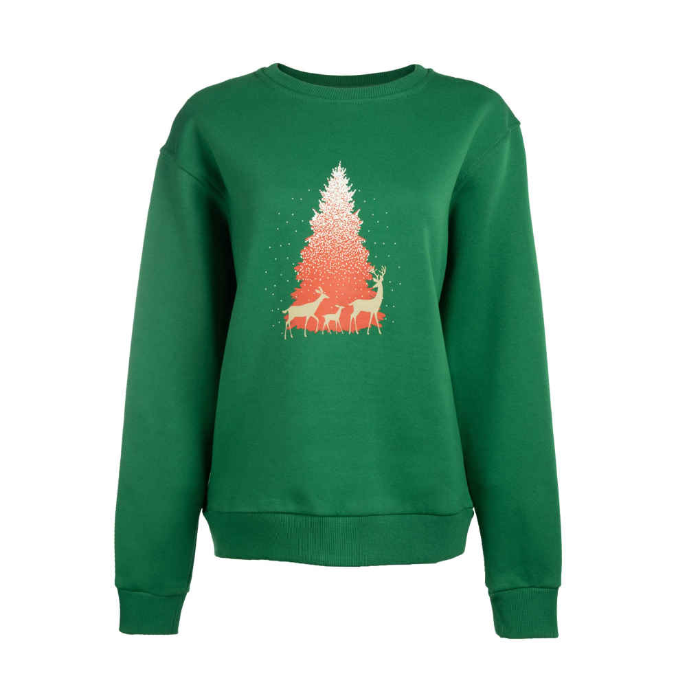Damen lässiger Rundhals-Sweatshirt Modell Hasti