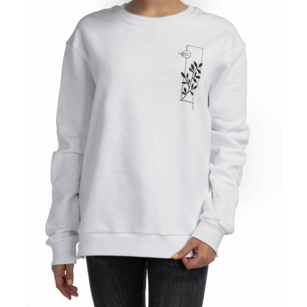 Damen lässiger Rundhals-Sweatshirt Modell Jana