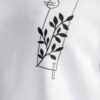 Damen lässiger Rundhals-Sweatshirt Modell Jana