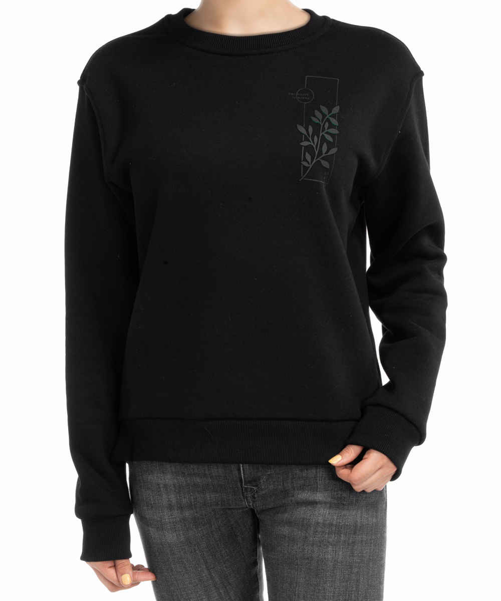 Damen lässiger Rundhals-Sweatshirt Modell Jana