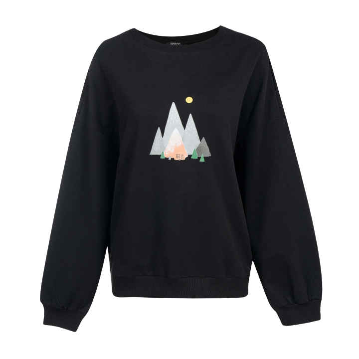 Damen lässiger Rundhals-Sweatshirt Modell Narian