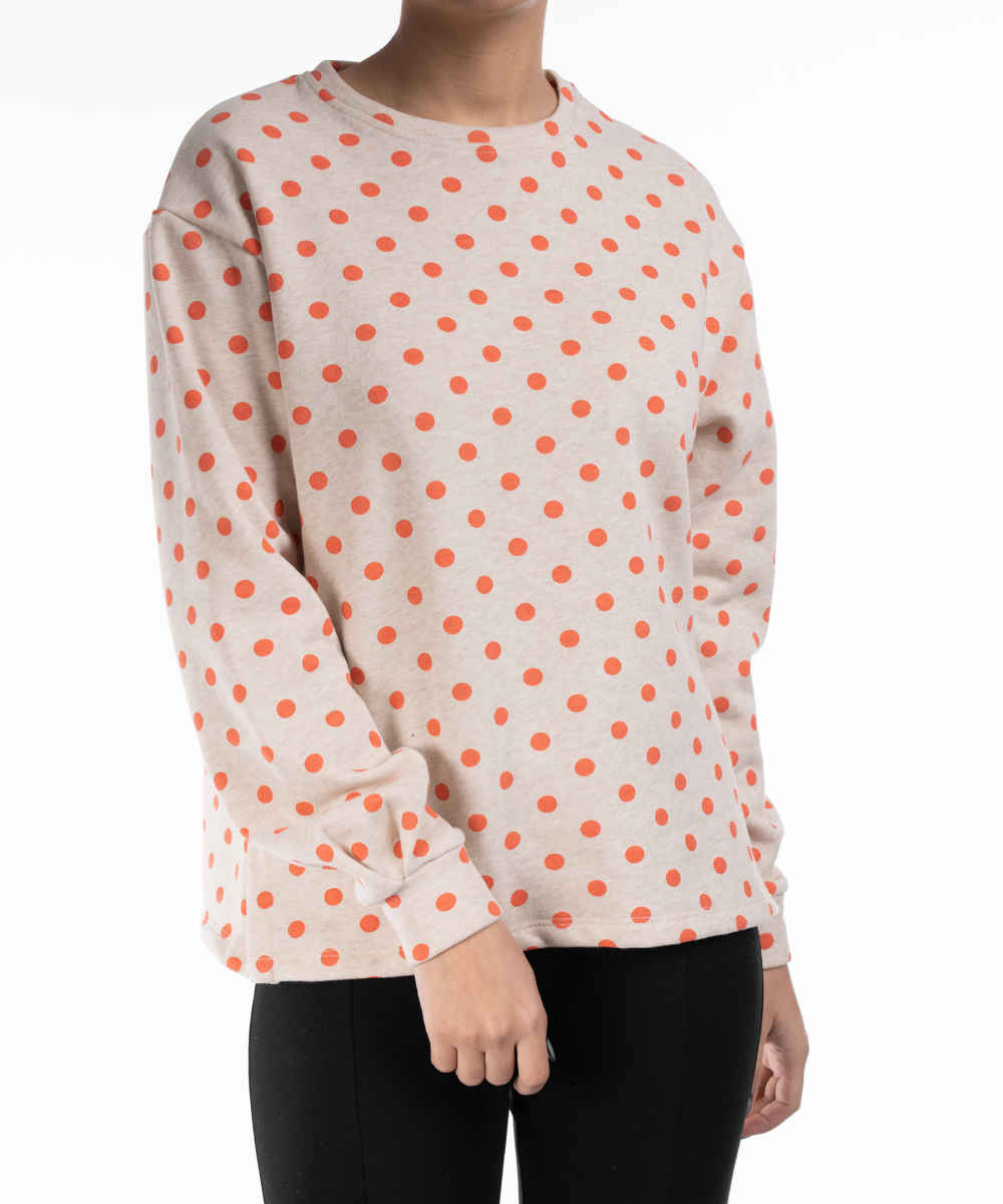 Damen lässiger Rundhals-Sweatshirt Modell Tara