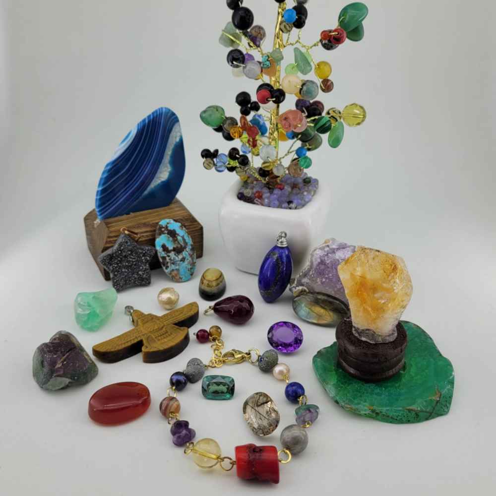 Perlenarmband für Damen – Chakra Stein Hana