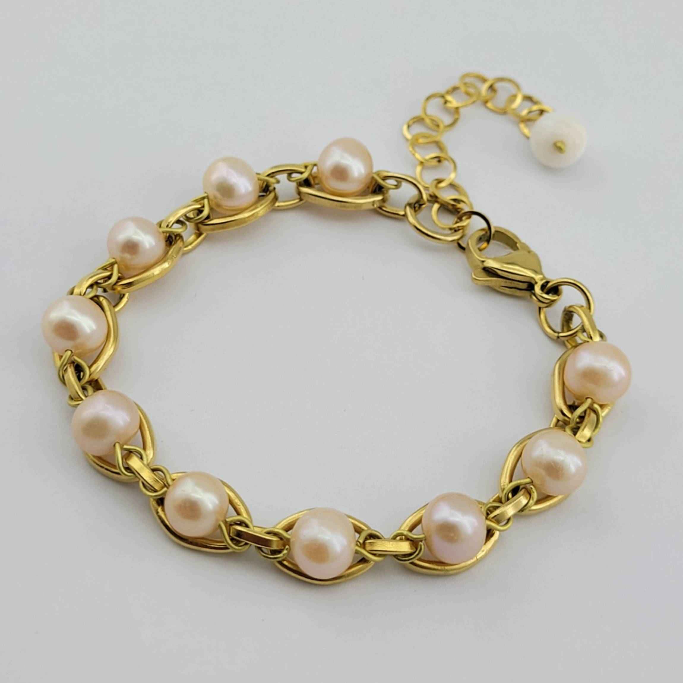 Perlenarmband für Damen – Perlenstein