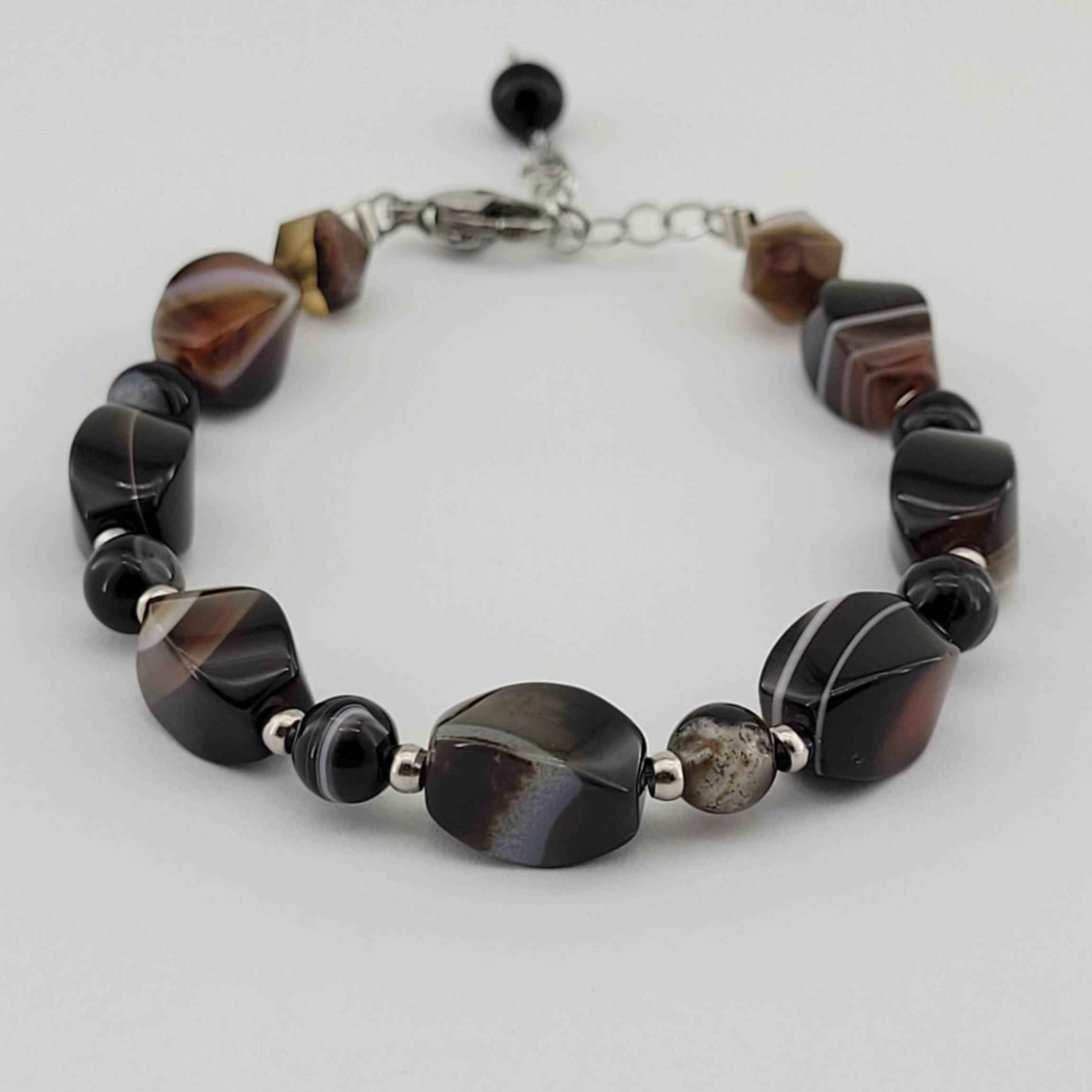 Perlenarmband für Damen – Sulemani Hakik Stein