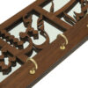 Handgefertigter persischer Holz-Wand-Schlüsselhalter – Eshgh-Kalligraphie