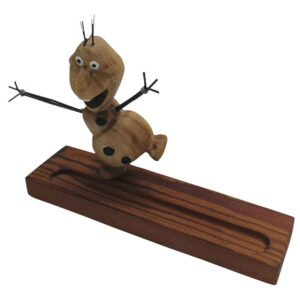 Holz-Räucherstäbchenhalter – Modell Olaf (Set von 2)