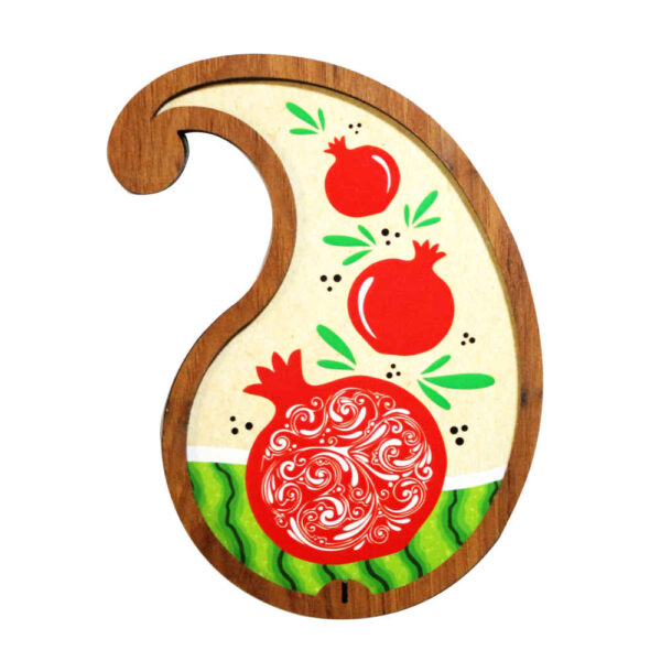 Holz-Räucherstäbchenhalter – Modell Toranj (Set von 2)