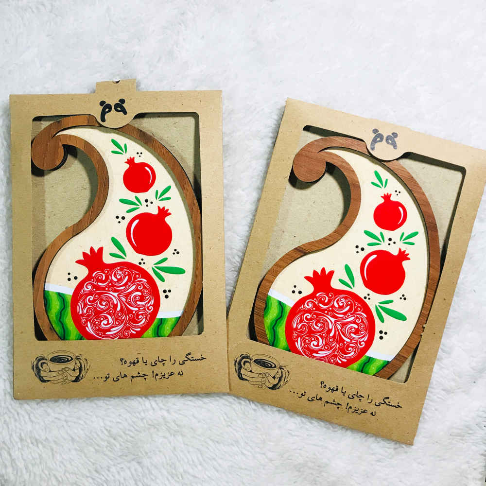 Holz-Räucherstäbchenhalter – Modell Toranj (Set von 2)