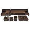 Holz-Schreibtisch-Organisationsset – Modell Parseh (6-teilig)