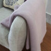 Weiche & leichte Karierte Strickdecke für Sofa & Bett Modell Classic