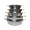 Outdoor-Camping-Pfanne – Leicht, Lagerfeuerbereit, Set aus 5