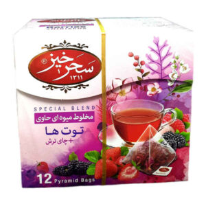 Saharkhiz Kräutertee-Mischung: Erdbeeren & Sauertee (5 Packungen)