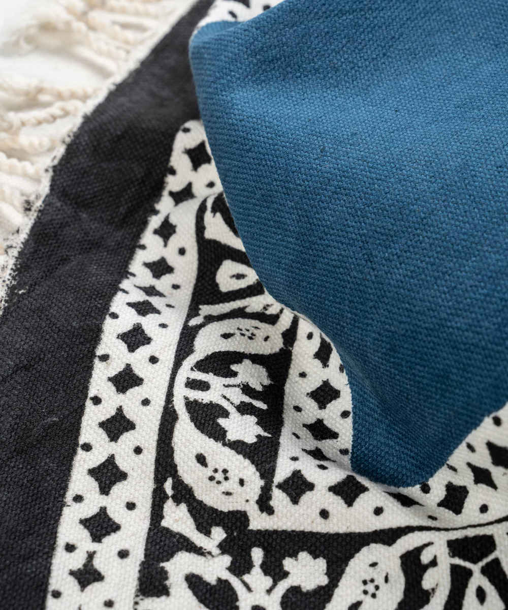 Leinen Tischdecke Blockdruck Modell Apadana