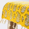 Leinen Tischdecke Blockdruck Modell Paisley