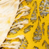 Leinen Tischdecke Blockdruck Modell Paisley