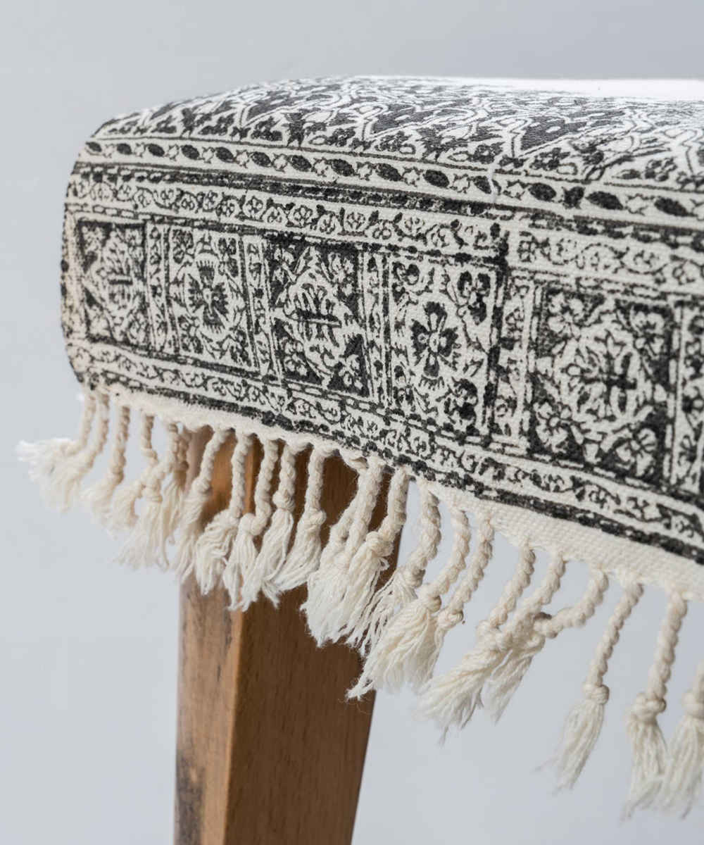 Leinen Tischdecke Blockdruck Modell Sarv Azad