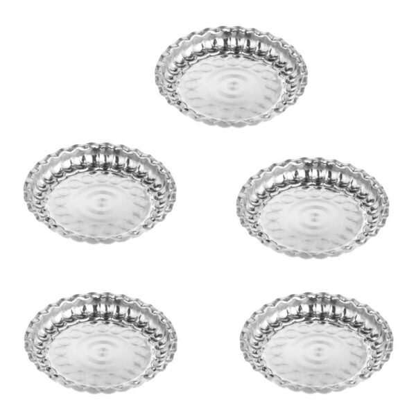 Outdoor-Camping-Stahlplatte – Leicht & Unzerbrechlich (5er-Pack)