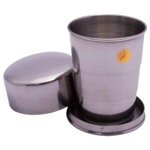 Outdoor-Camping-Stahltasse – Zusammenklappbar, Leicht & Unzerbrechlich