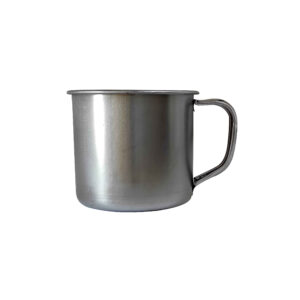 Outdoor-Camping-Stahltasse mit Henkel – Leicht & Unzerbrechlich
