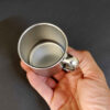 Outdoor-Camping-Stahltasse mit Henkel – Leicht & Unzerbrechlich