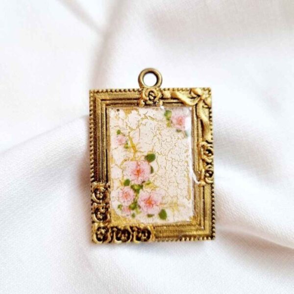 Harz-Halskettenanhänger für Frauen, handgefertigt, Shokofeh