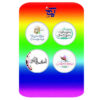 Islamischer Ansteckbutton-Set für schiitische Muslime - Imam Mahdi