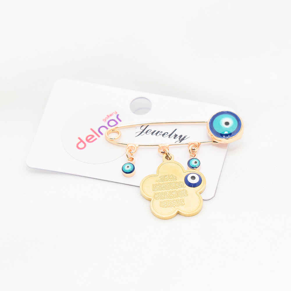 Islamische Sicherheitsnadel-Brosche Böses Auge Delnar