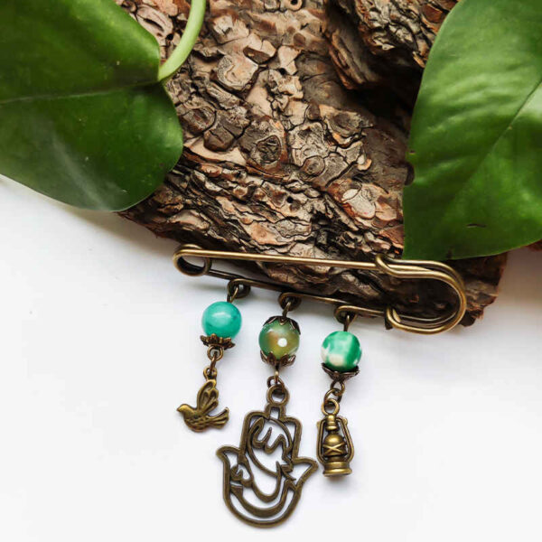 Islamische Neugeborenen-Sicherheitsnadel-Brosche Allah